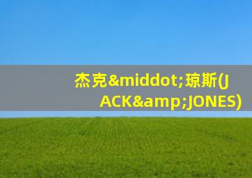 杰克·琼斯(JACK&JONES)