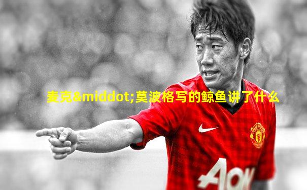 麦克·莫波格写的鲸鱼讲了什么